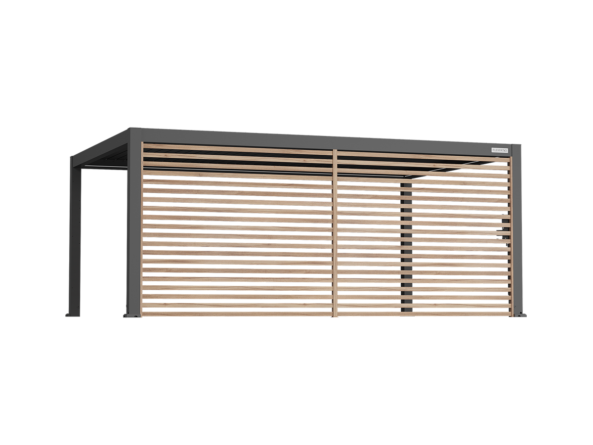 Wood-Grain Slat Walls