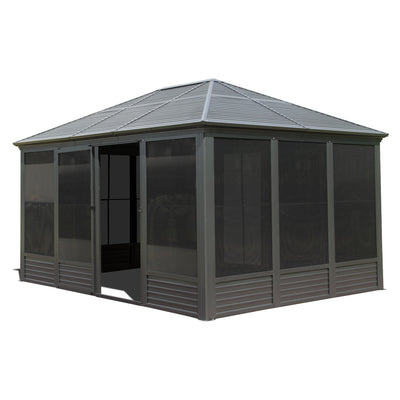 11.2x14.6FT Sunroom Aluminum Hardtop Gazebo