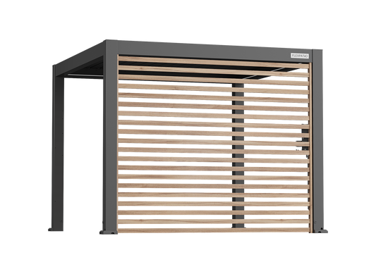 Wood-Grain Slat Walls