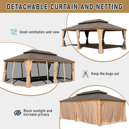 14x22FT Hardtop Gazebo
