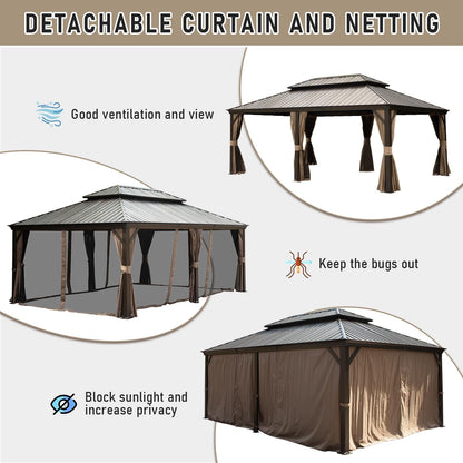 14x22FT Hardtop Gazebo