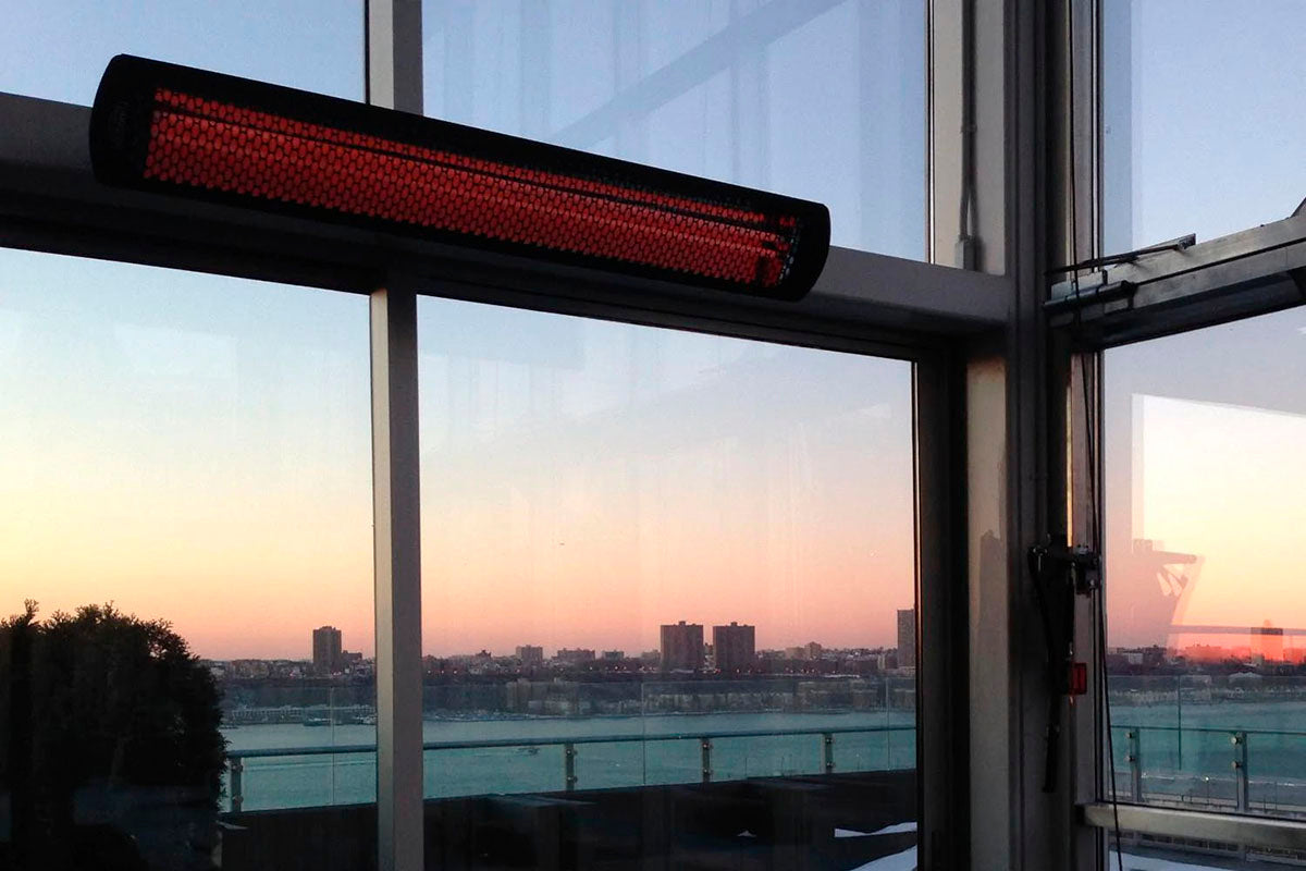Bromic Heaters Tungsten Smart-Heat 6000 Watt Radiant Infrared Outdoor Electric Heater | Black | 277V