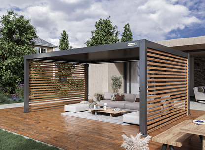 Wood-Grain Slat Walls