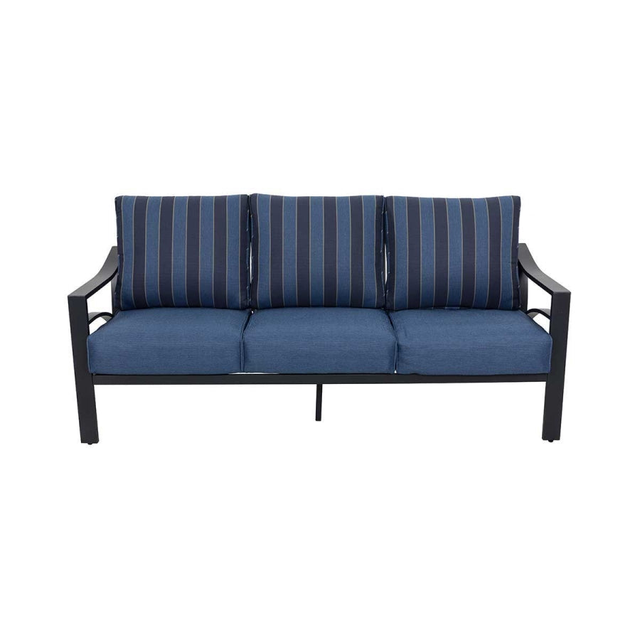 Jarvis 2-Piece Aluminum Sofa Set with Coffee Table