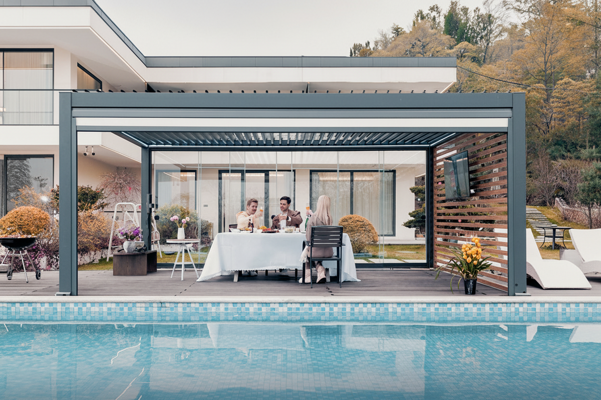 FlexPatio POWER+ Gen 2 Motorized Pergola