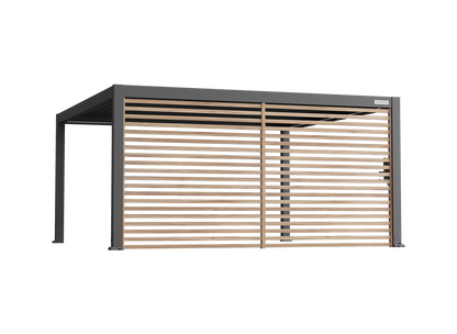 Wood-Grain Slat Walls