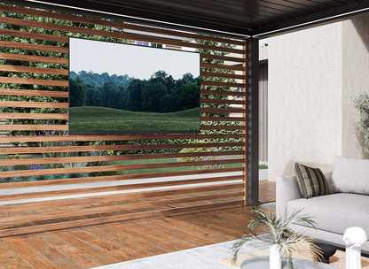 Wood-Grain Slat Walls