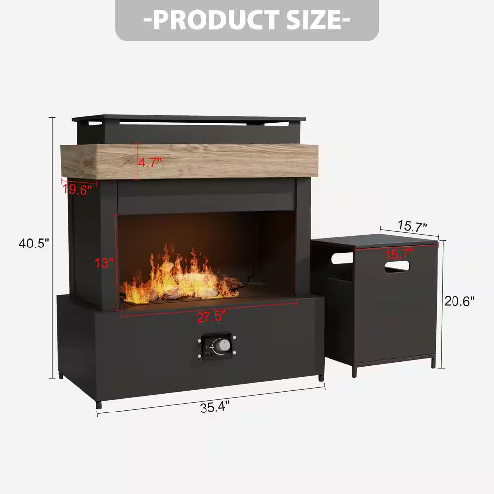 43 In. 50000BTU Propane Fire Pit Table Modern Outdoor Gas Fire Table