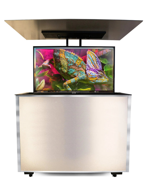 MirageVision 85" Outdoor TV Premium Lift Cabinet