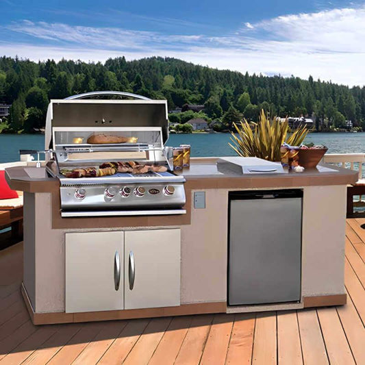 Cal Flame Atlantic Q 8 Ft. BBQ Grill Island - BBK801