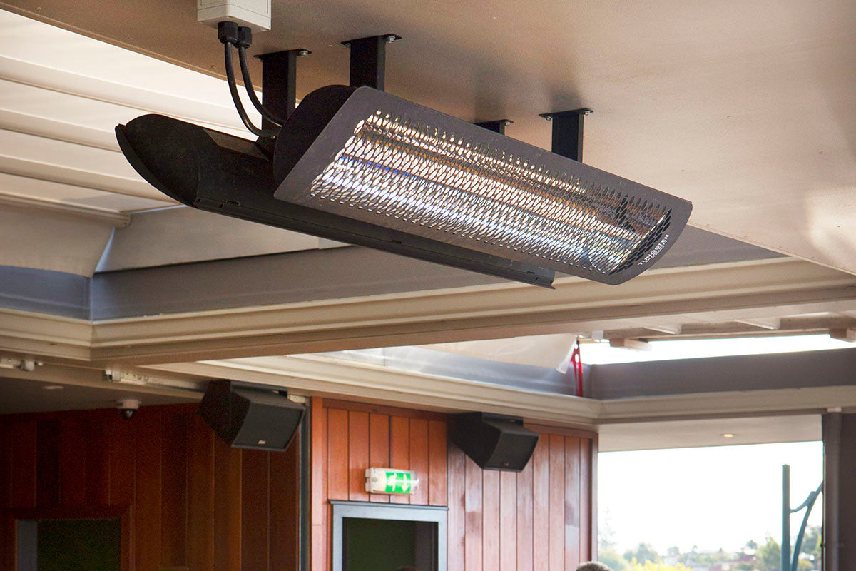Bromic Heaters Tungsten Smart-Heat 4000 Watt Radiant Infrared Outdoor Electric Heater | Black | 240V