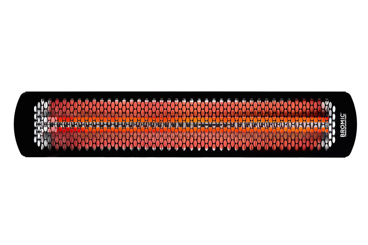 Bromic Heaters Tungsten Smart-Heat 4000 Watt Radiant Infrared Outdoor Electric Heater | Black | 240V