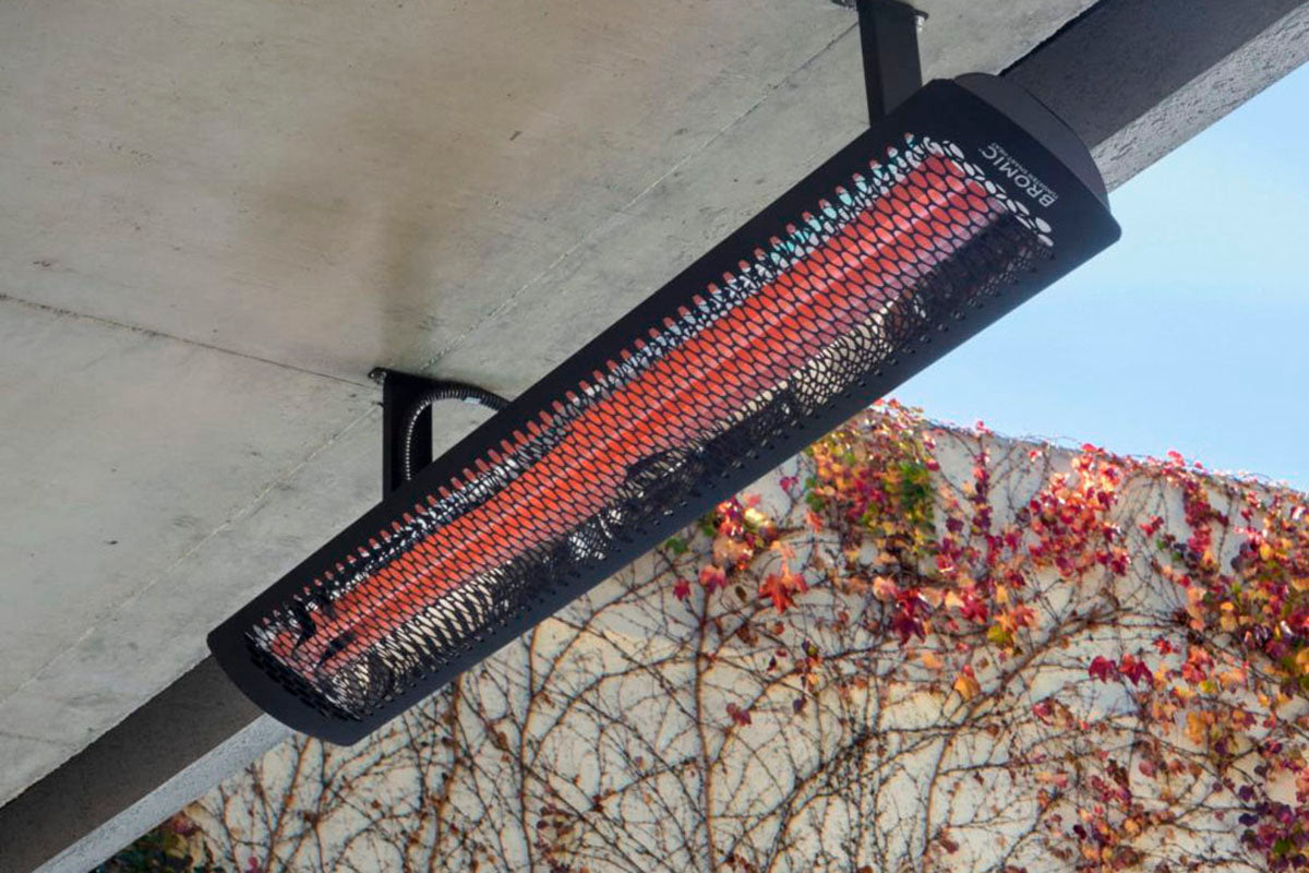 Bromic Heaters Tungsten Smart-Heat 6000 Watt Radiant Infrared Outdoor Electric Heater | Black | 208V
