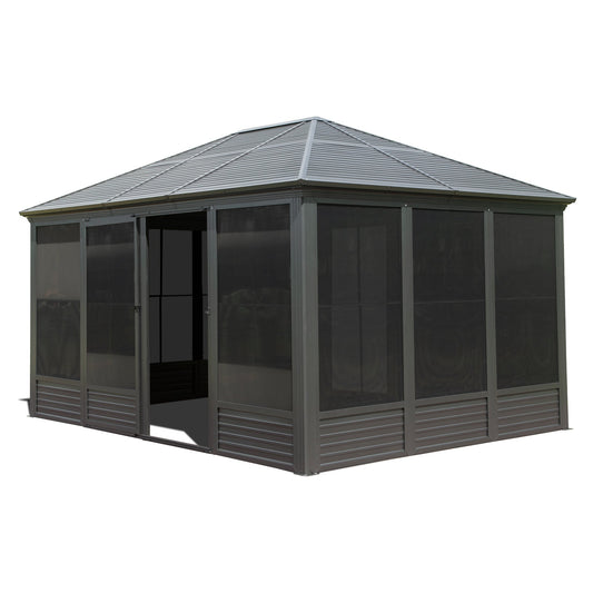 11.2x14.6FT Sunroom Aluminum Hardtop Gazebo