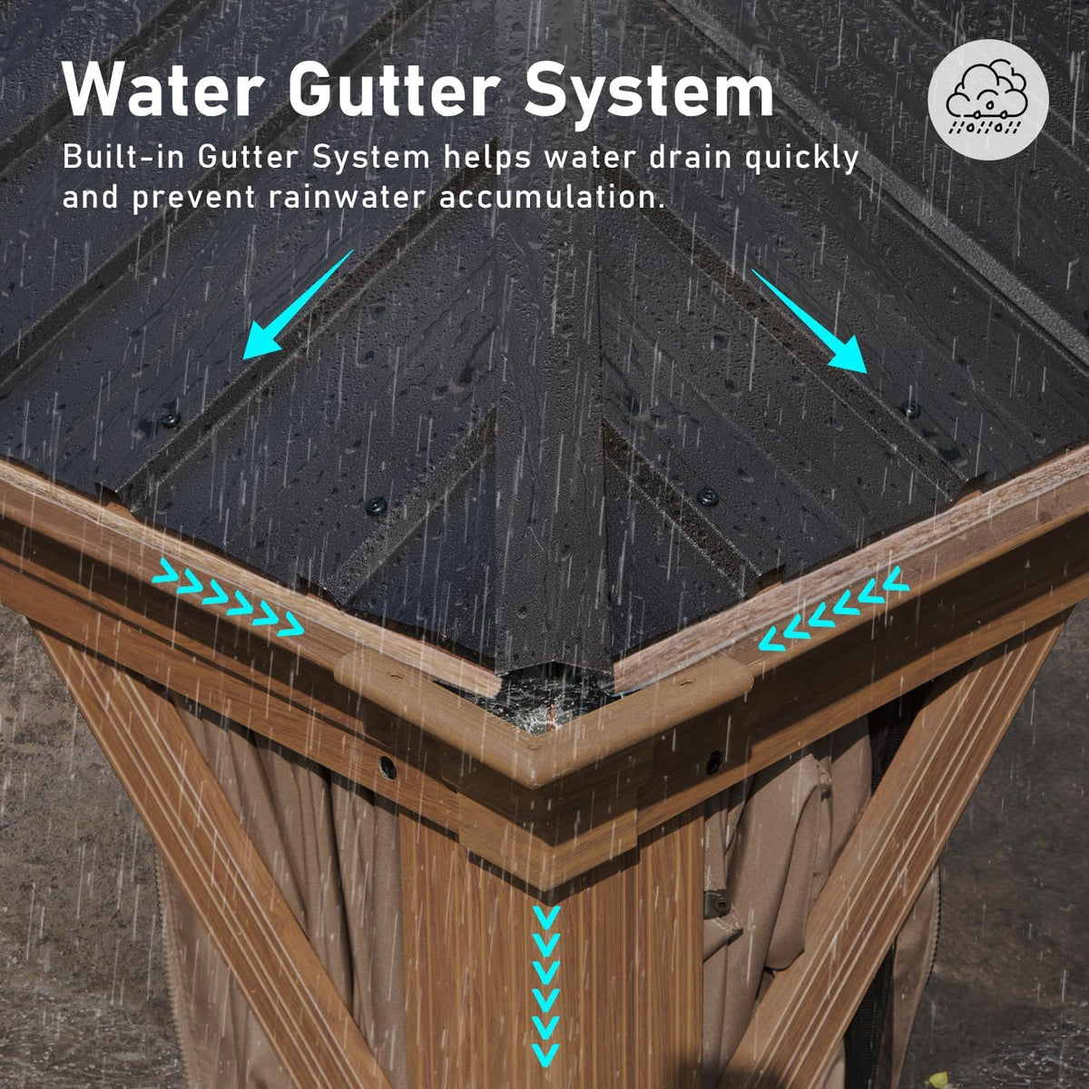 14x22FT Hardtop Gazebo